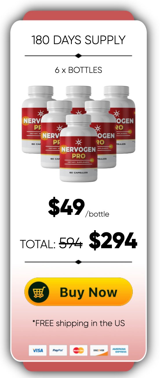 Nervogen Pro - 6 Bottles